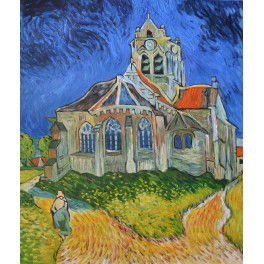 Църквата в Овер, 1896 г., Винсент Ван Гог 