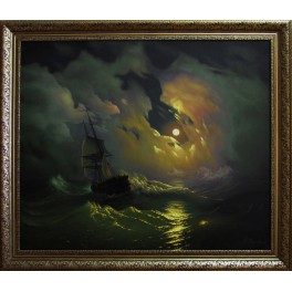 Айвазовски картина "Буря"- копие